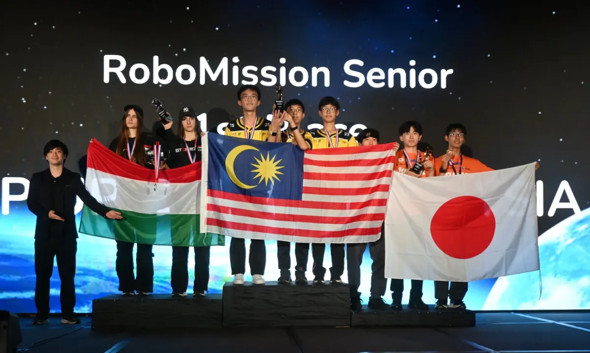 WRO国際大会表彰式の様子