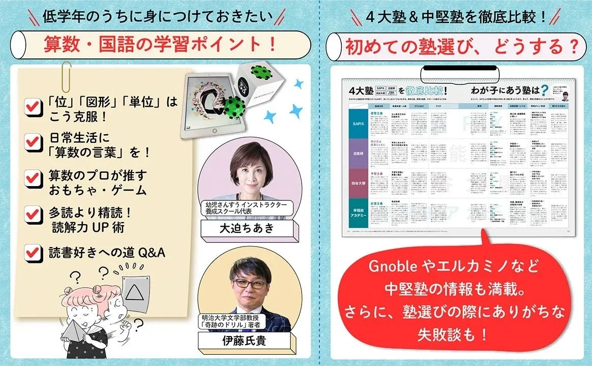 低学年のうちから身につけておきたい算数・国語の学習ポイント