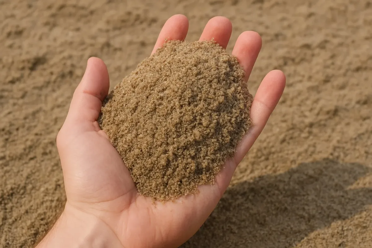 砂のクローズアップ