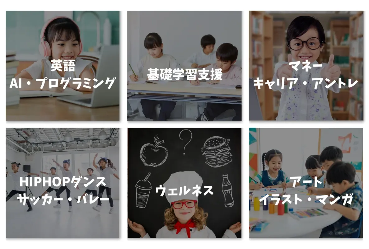 様々な学習や活動に取り組む子供たちの様子