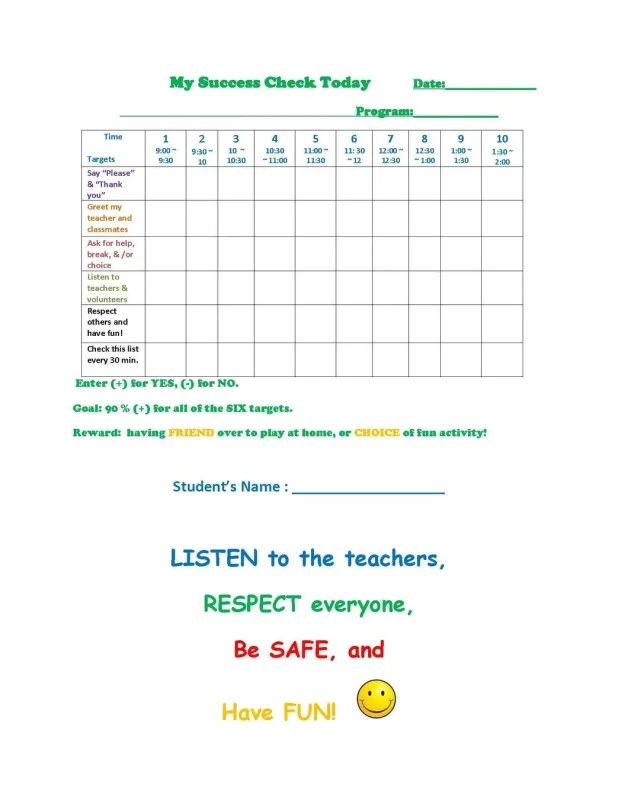 My Success Check Todayカード