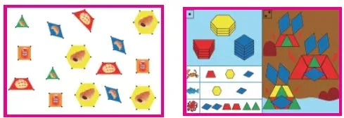 図形とパターンブロック