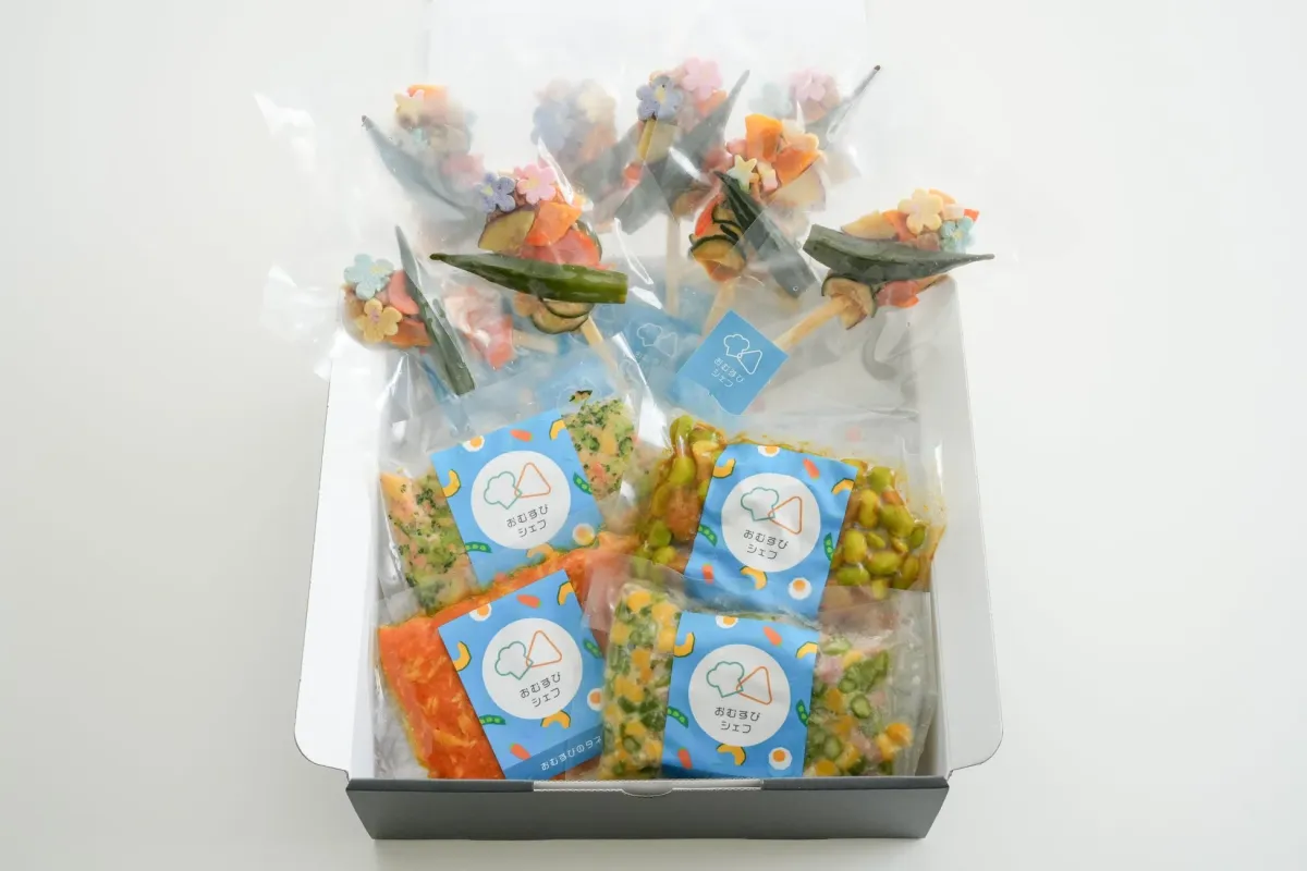 「おむすびシェフ」のミールキットの内容物