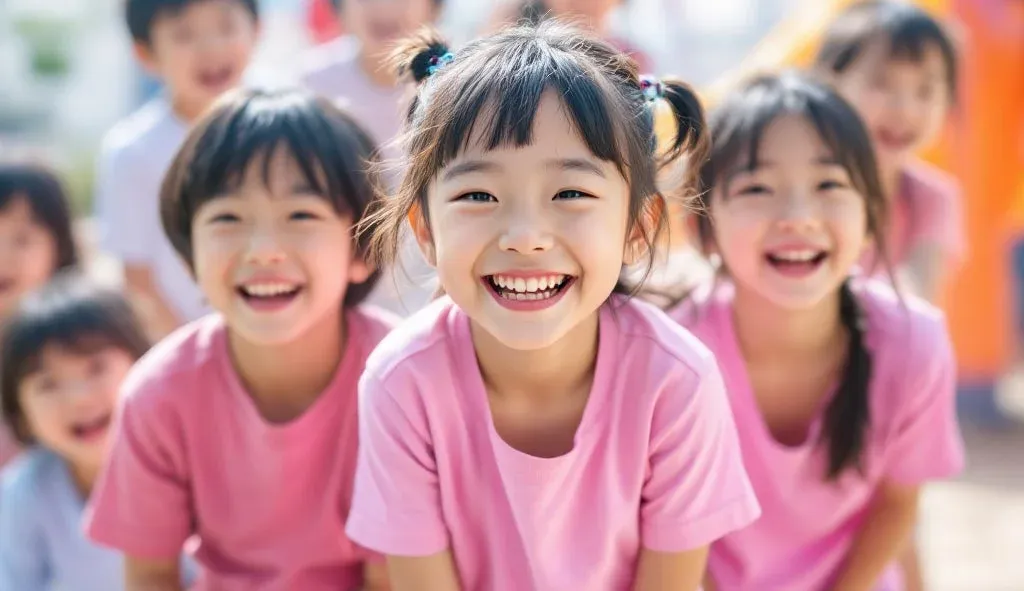 笑顔の子供たち