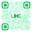 LINEの友達追加などに利用できるQRコードが表示されています。緑色のデザインが特徴です。