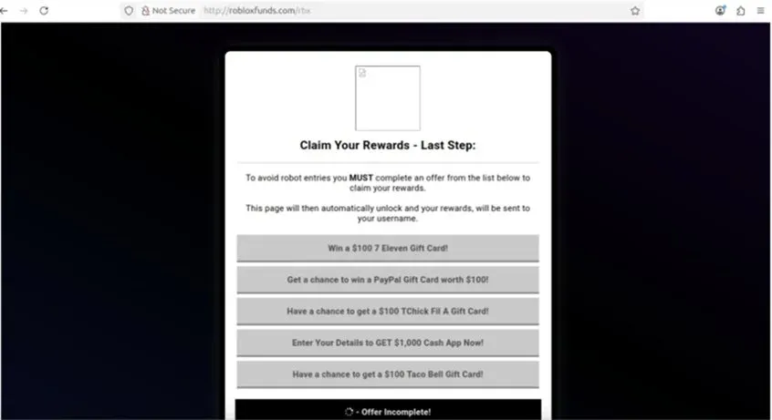 アンケート詐欺サイト