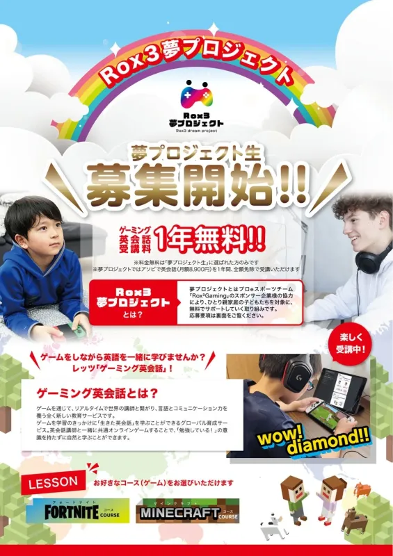 夢プロジェクトのチラシ