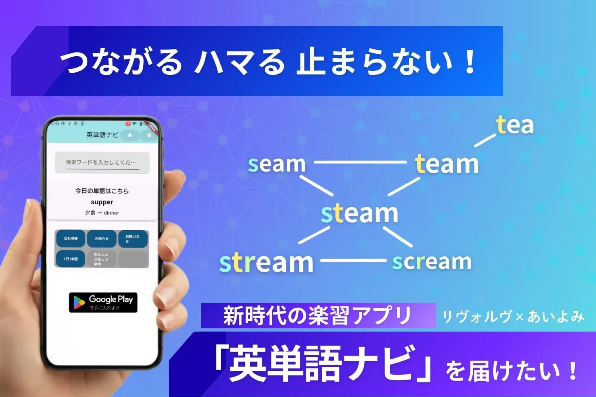 英単語ナビの画面イメージ