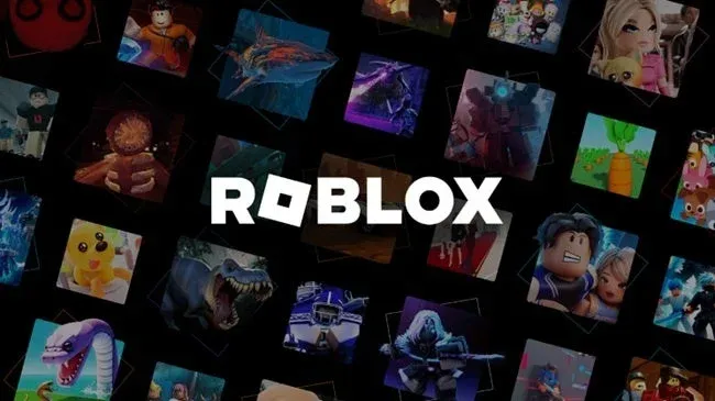 Robloxのロゴとゲーム画面