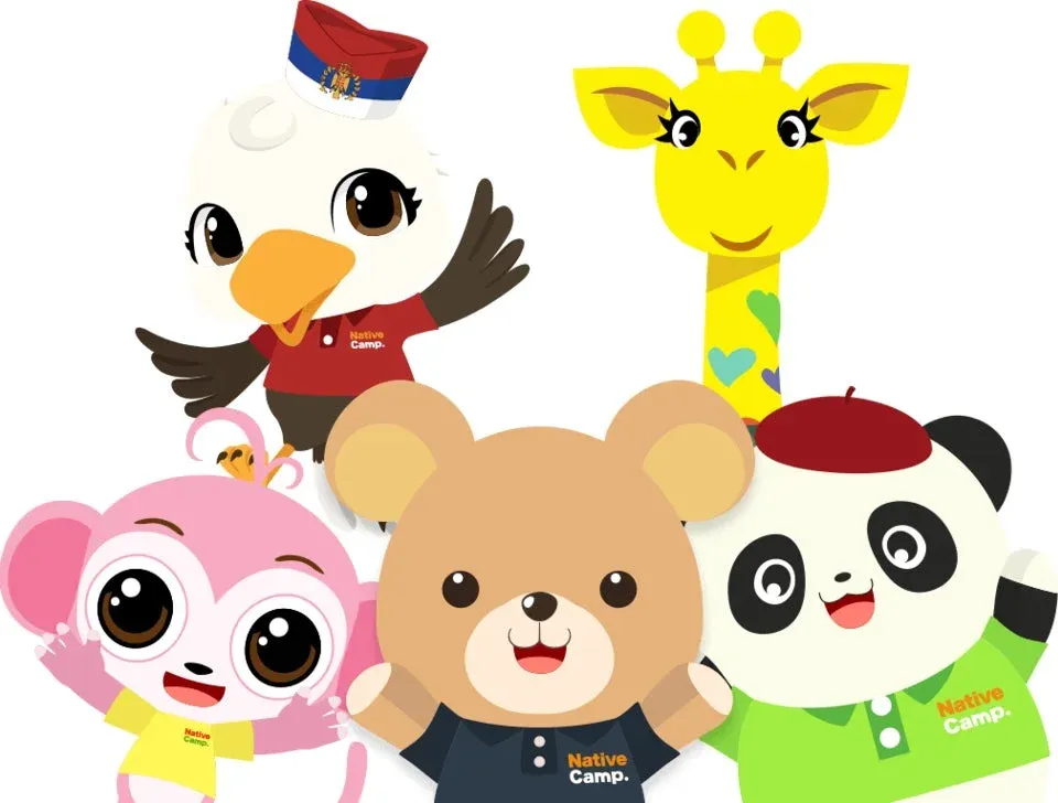 動物キャラクターのバーチャル講師イラスト