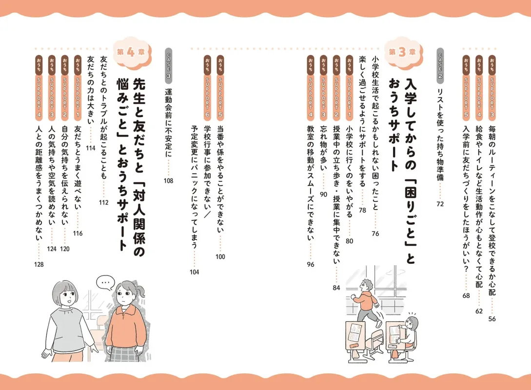 発達が気になる小学生のおうちサポート帖 目次2