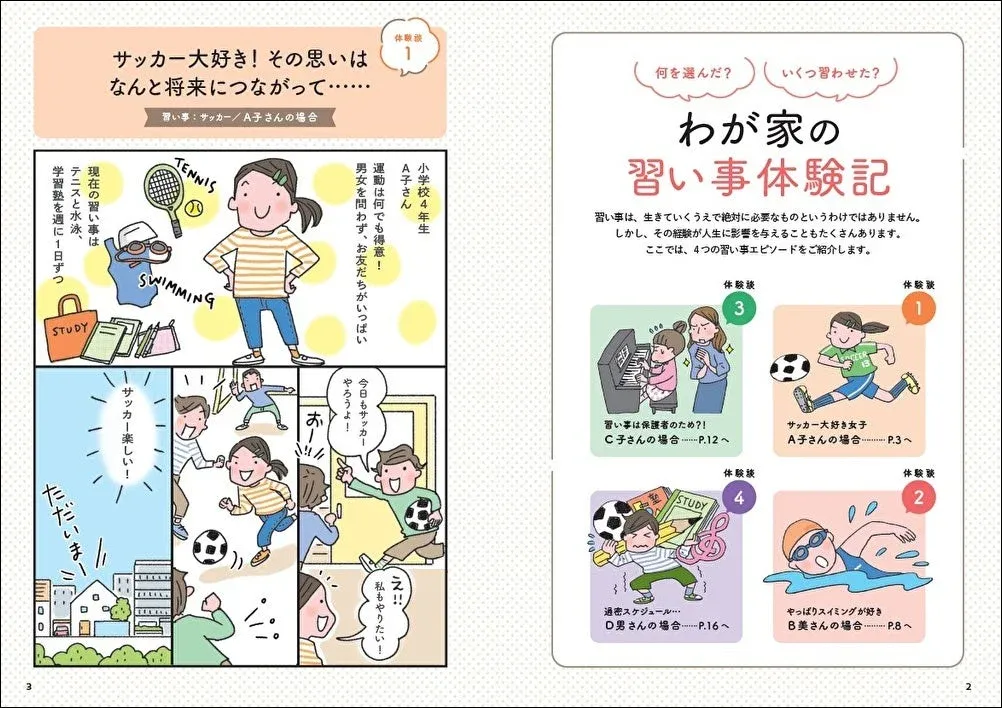 習い事体験マンガ