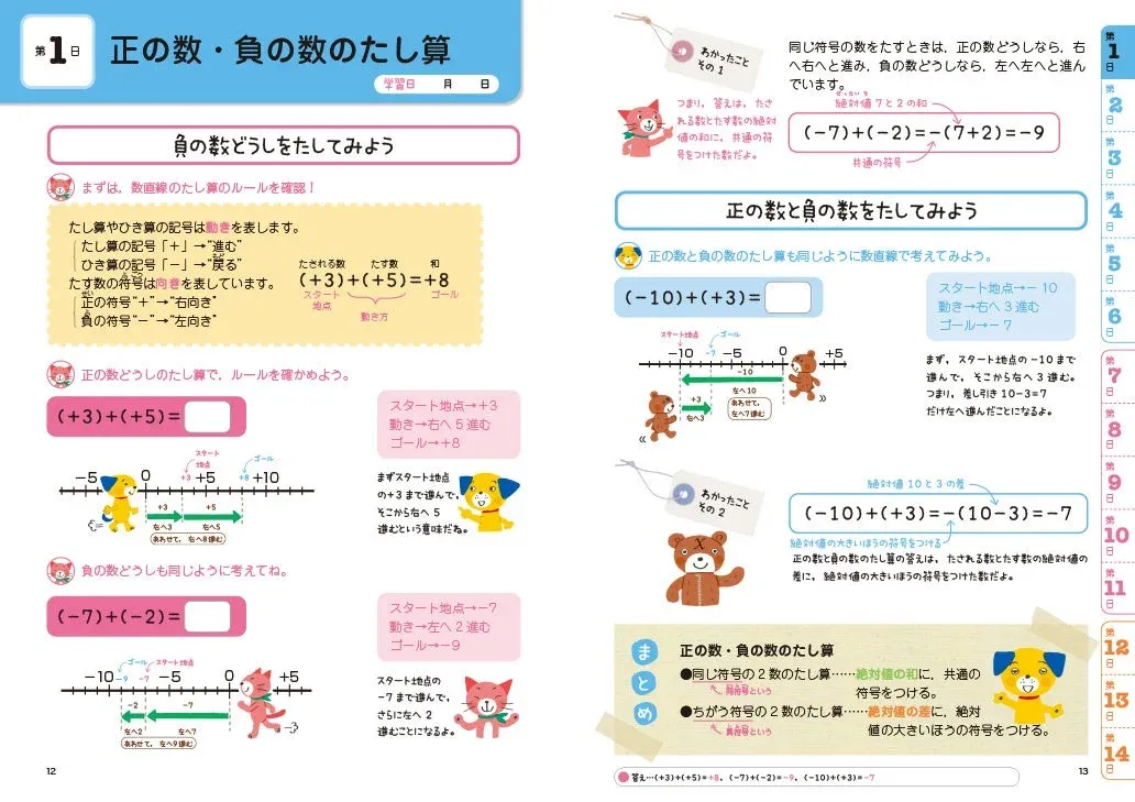 中学数学のページ例1