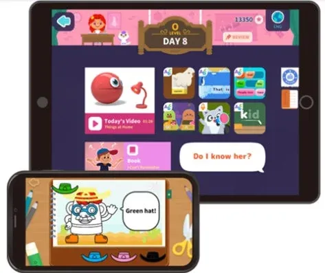 トド英語のアプリ画面