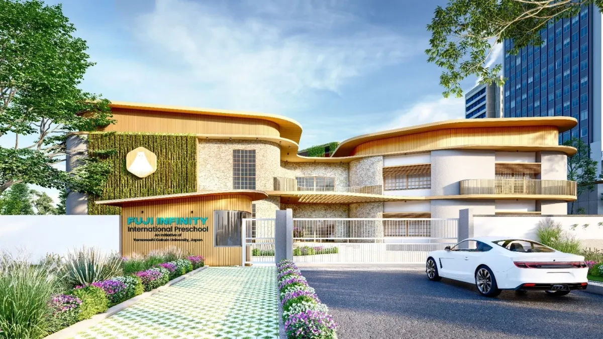 Fuji Infinity International Preschoolのモダンな外観
