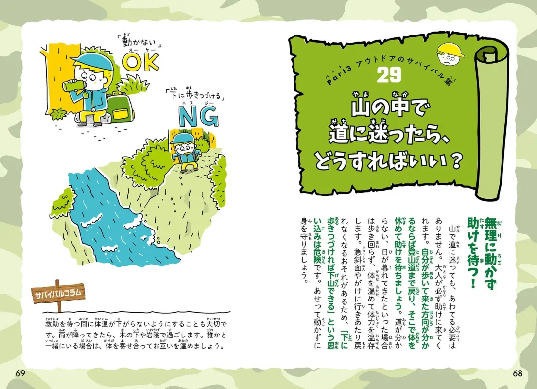 アウトドアのサバイバル編