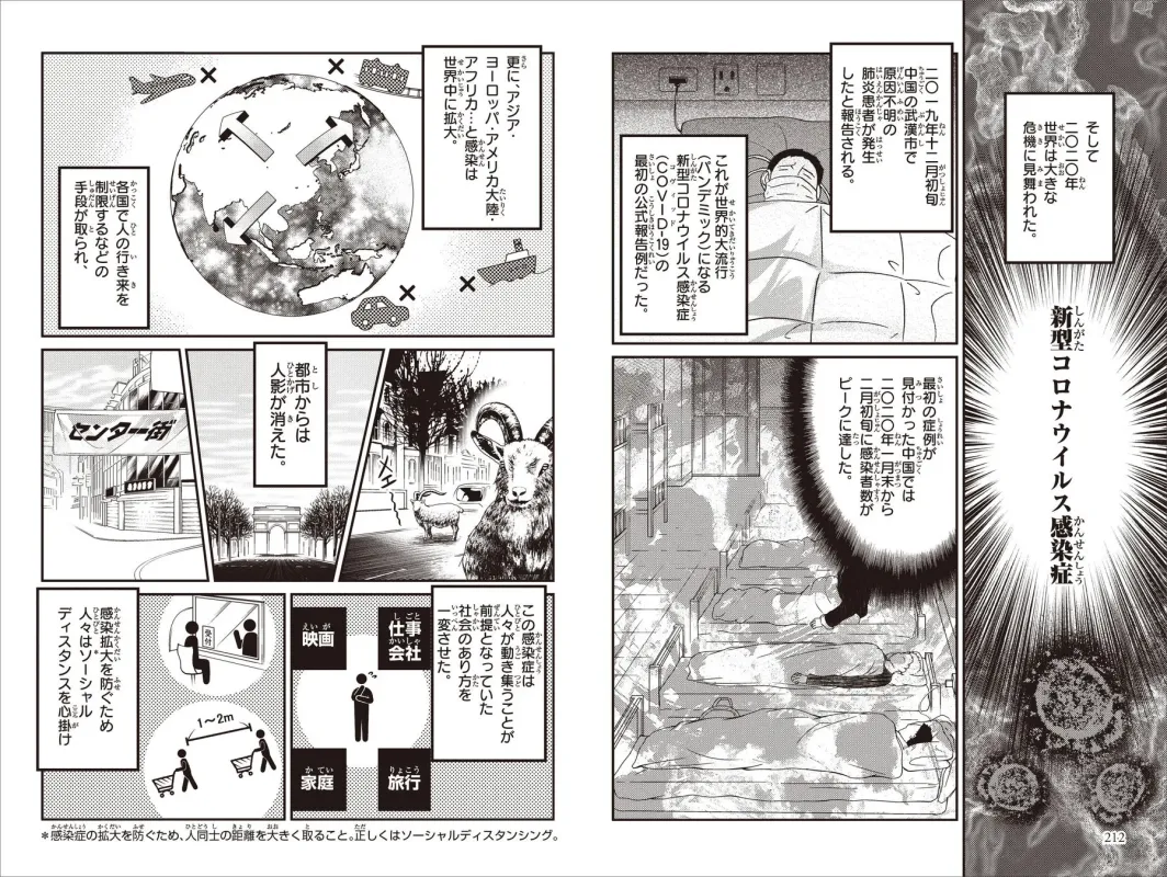 新型コロナウイルス感染症に関する描写