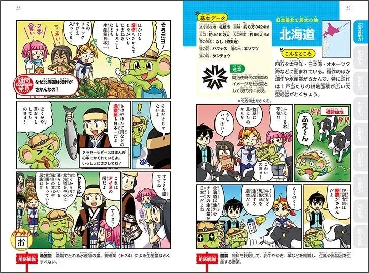 日本の地理のサンプルページ