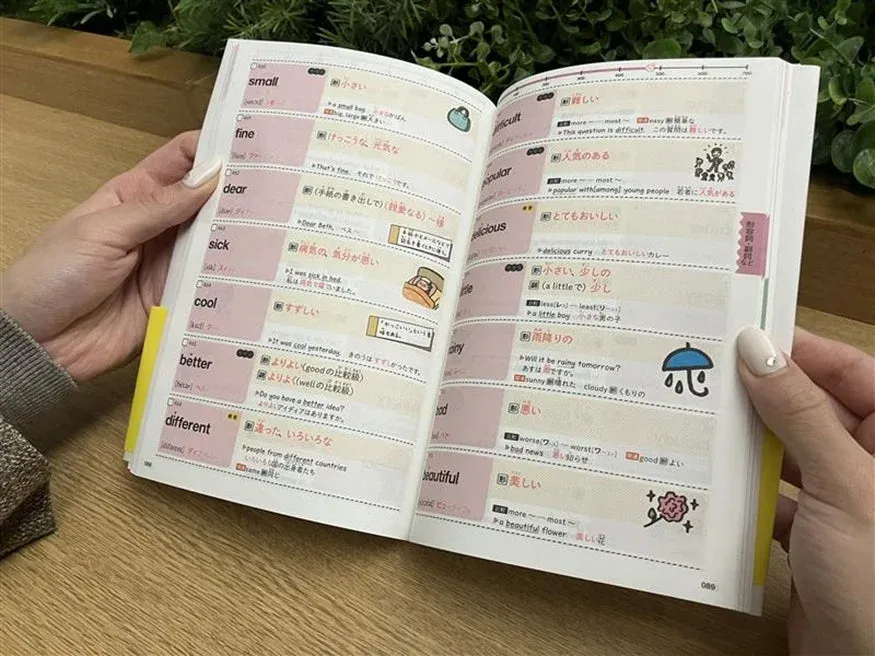 イラスト入り単語ページの例