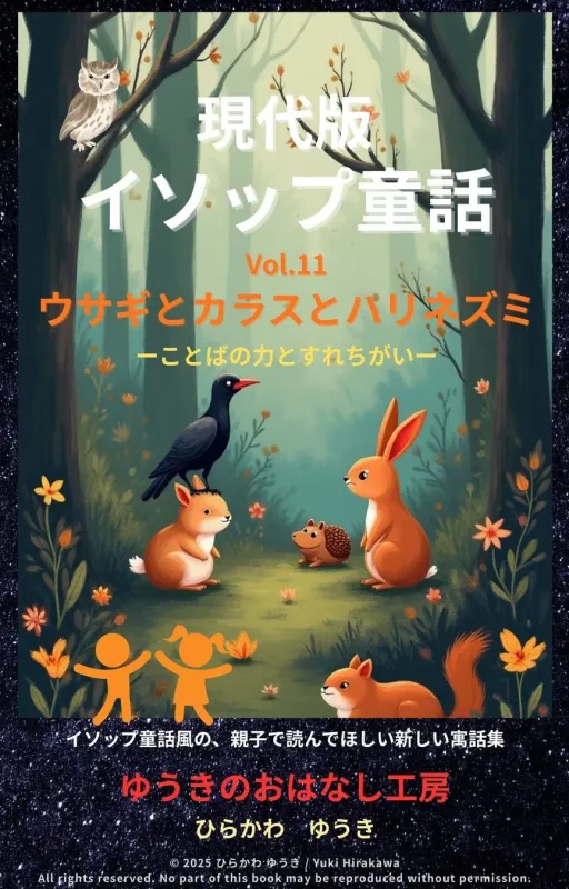 現代版イソップ童話 Vol.11 ウサギとカラスとハリネズミ
