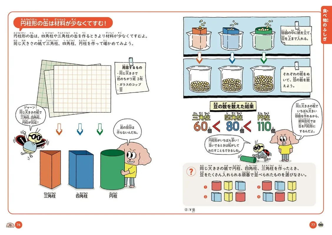 円柱形の缶の実験